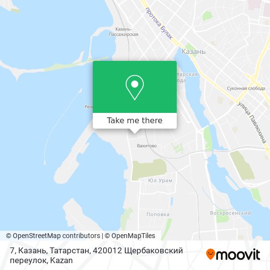 7, Казань, Татарстан, 420012 Щербаковский переулок map