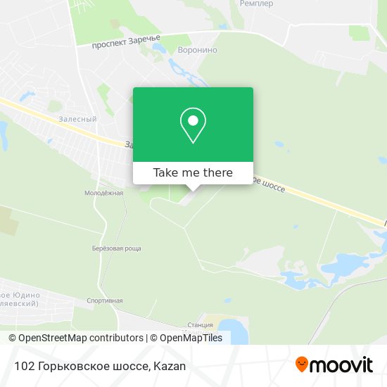 102 Горьковское шоссе map