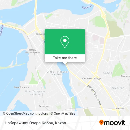 Набережная Озера Кабан map