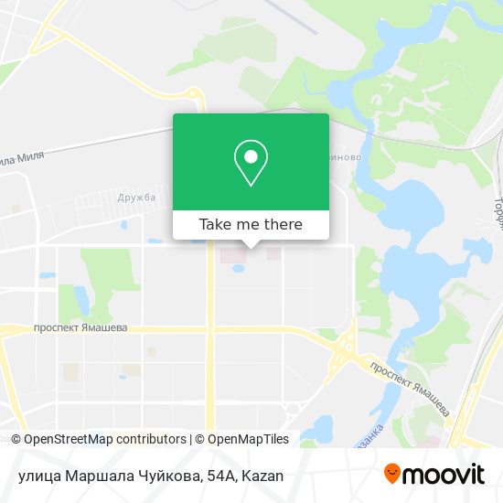 улица Маршала Чуйкова, 54А map
