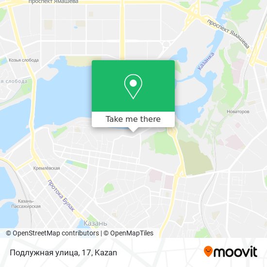 Подлужная улица, 17 map