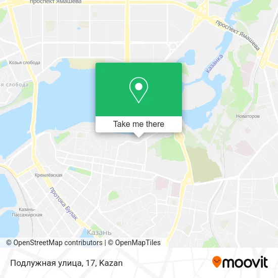 Подлужная улица, 17 map