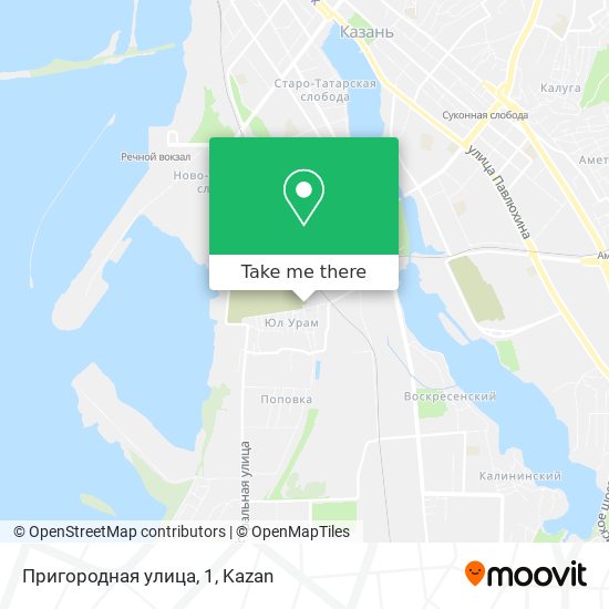 Пригородная улица, 1 map
