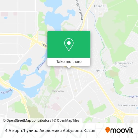 4 А корп.1 улица Академика Арбузова map