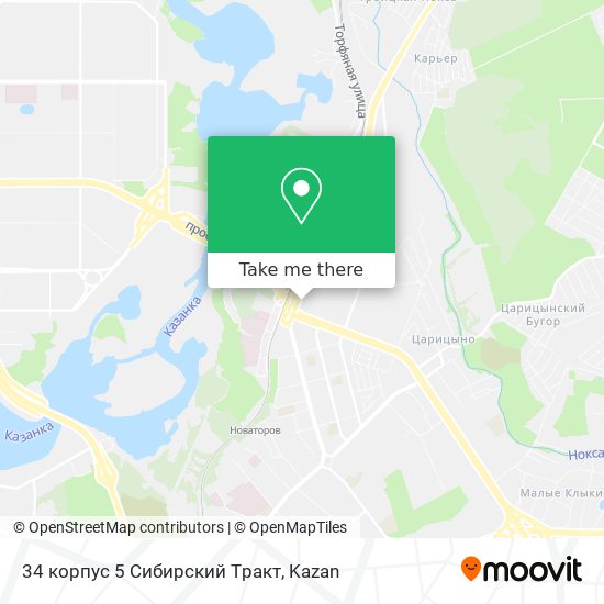 34 корпус 5 Сибирский Tракт map