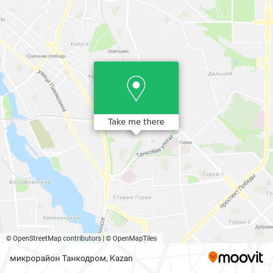 микрорайон Танкодром map
