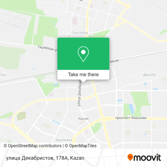 улица Декабристов, 178А map