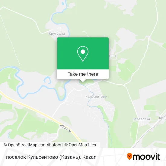 поселок Кульсеитово (Казань) map