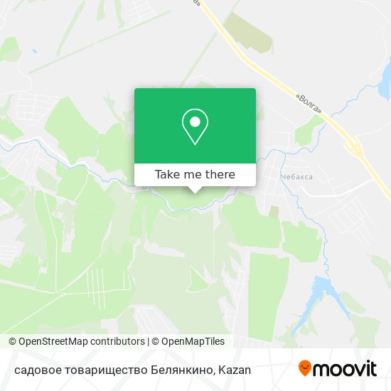 садовое товарищество Белянкино map