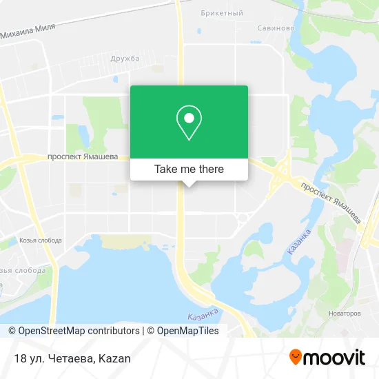 18 ул. Четаева map