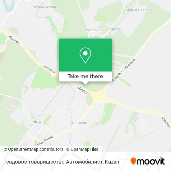 садовое товарищество Автомобилист map
