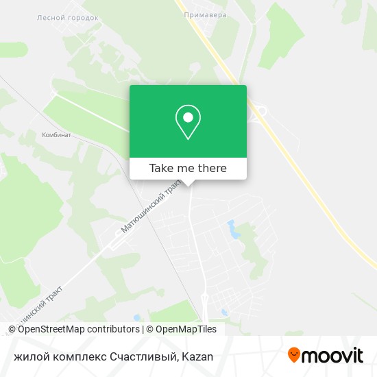 жилой комплекс Счастливый map