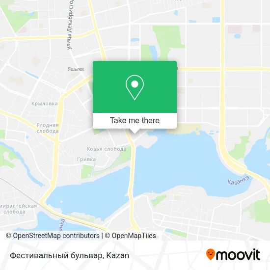Фестивальный бульвар map