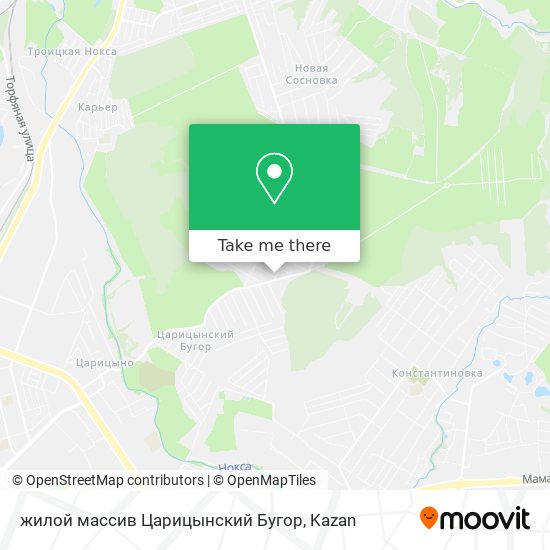 жилой массив Царицынский Бугор map