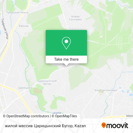 жилой массив Царицынский Бугор map