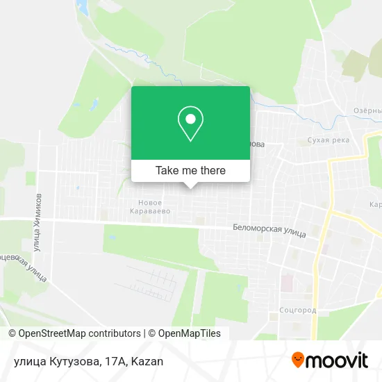 улица Кутузова, 17А map