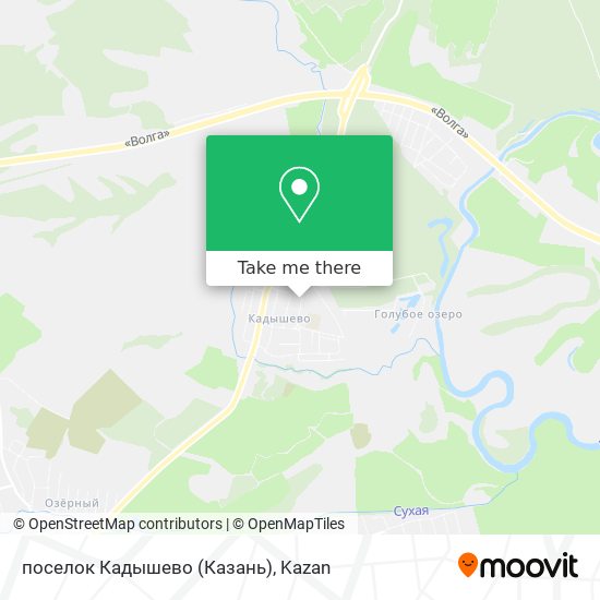 поселок Кадышево (Казань) map