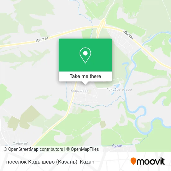 поселок Кадышево (Казань) map