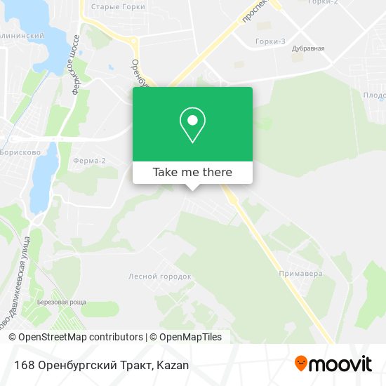 168 Оренбургский Тракт map