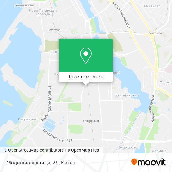 Модельная улица, 29 map