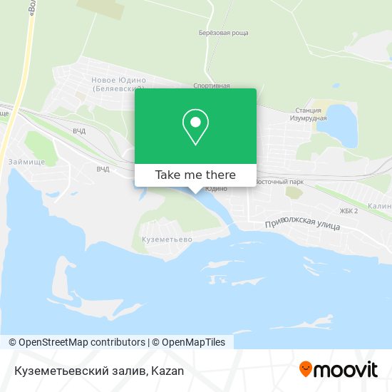 Куземетьевский залив map