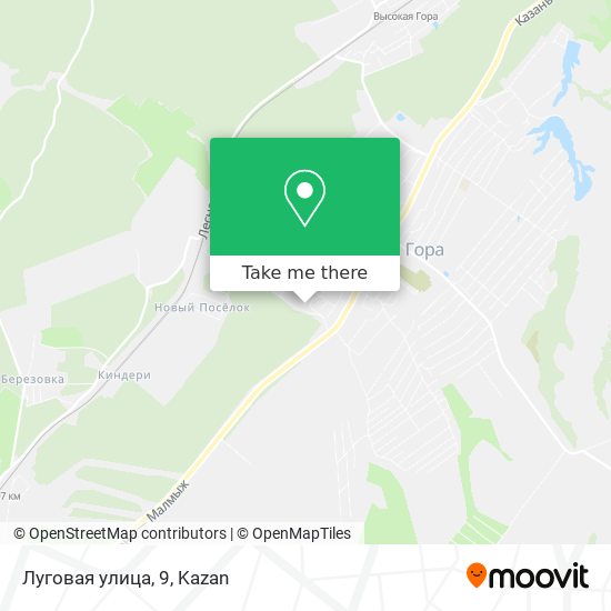 Луговая улица, 9 map