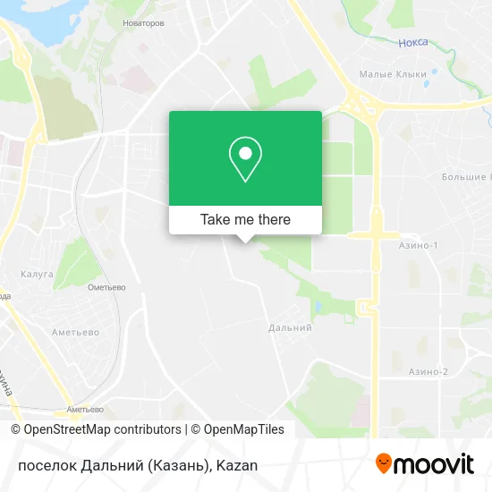 поселок Дальний (Казань) map