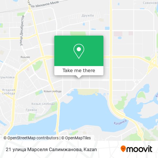 21 улица Марселя Салимжанова map