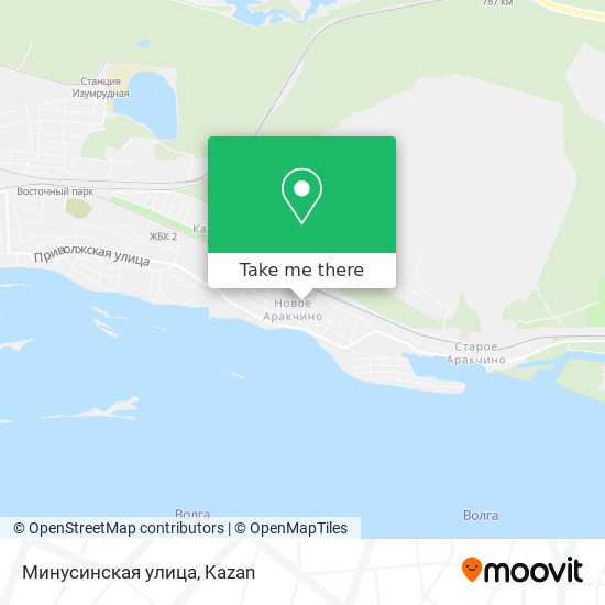 Минусинская улица map