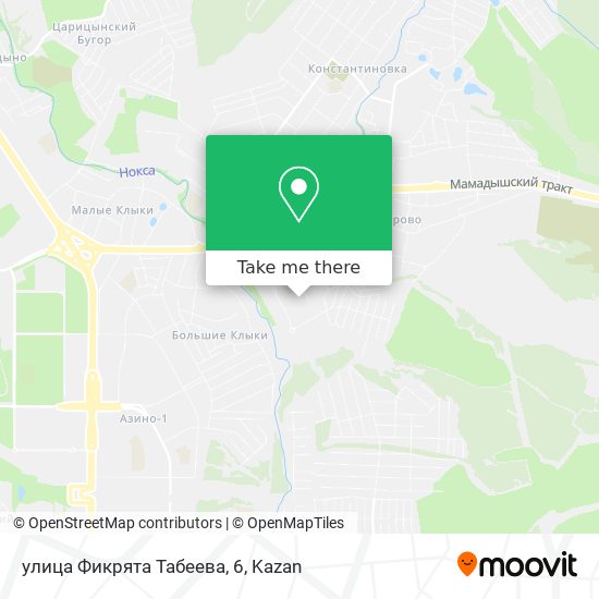 улица Фикрята Табеева, 6 map