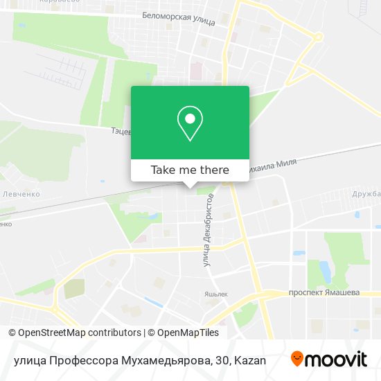 улица Профессора Мухамедьярова, 30 map