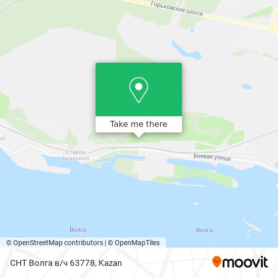 СНТ Волга в/ч 63778 map