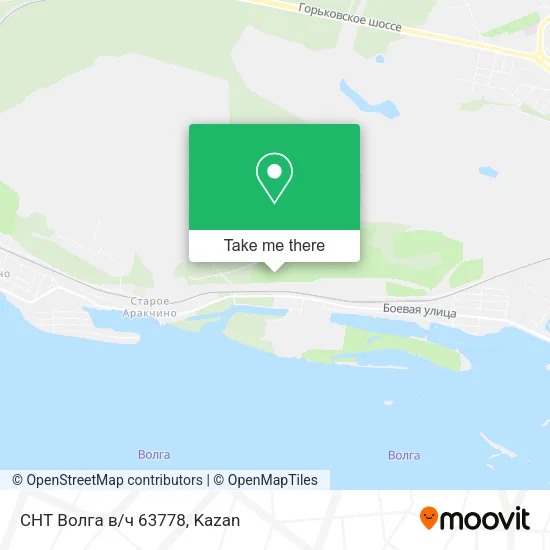 СНТ Волга в/ч 63778 map