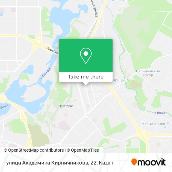 улица Академика Кирпичникова, 22 map