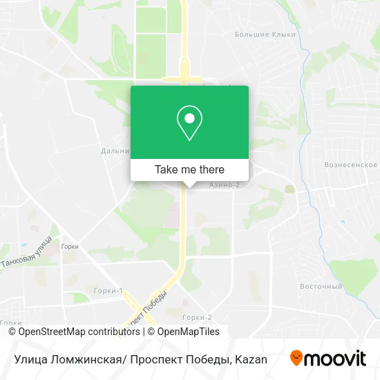 Улица Ломжинская/ Проспект Победы map