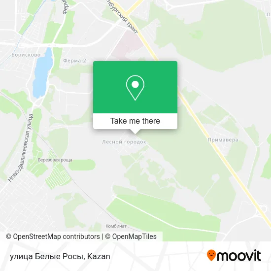 улица Белые Росы map