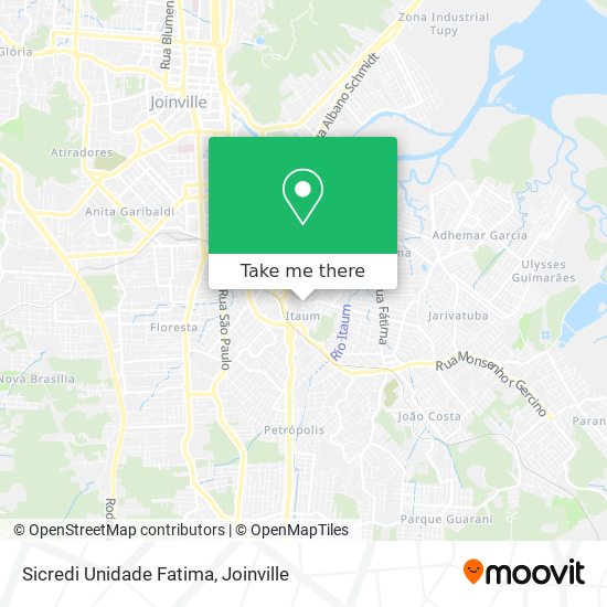 Sicredi Unidade Fatima map