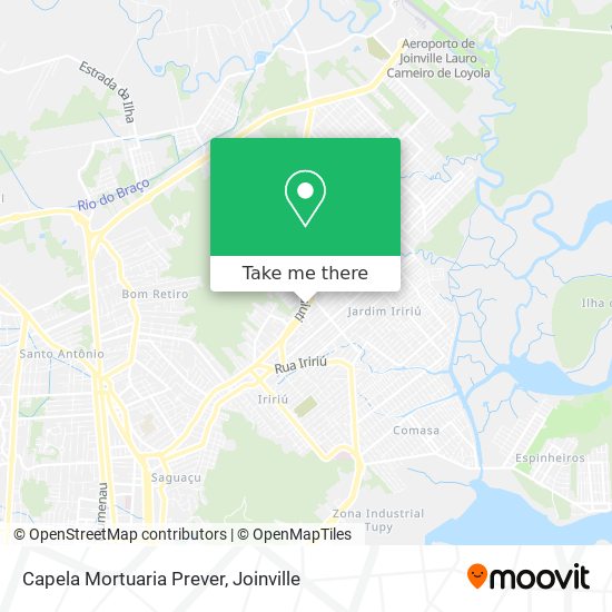 Capela Mortuaria Prever map