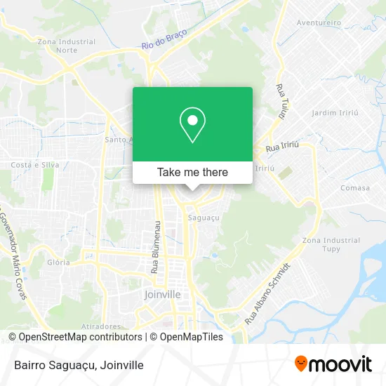 Bairro Saguaçu map