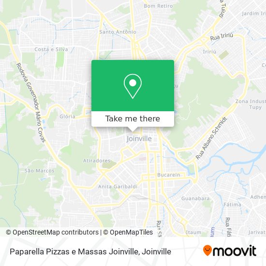 Paparella Pizzas e Massas Joinville map
