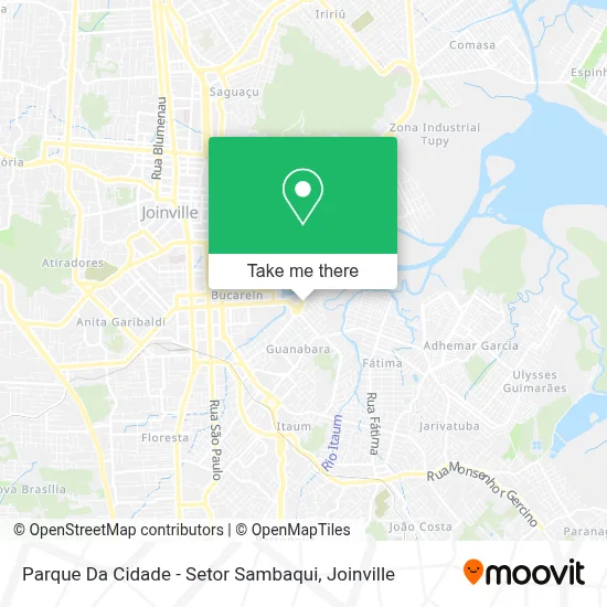 Parque Da Cidade - Setor Sambaqui map