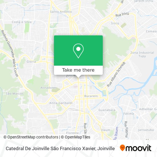Catedral De Joinville São Francisco Xavier map