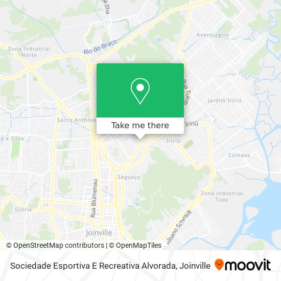 Mapa Sociedade Esportiva E Recreativa Alvorada