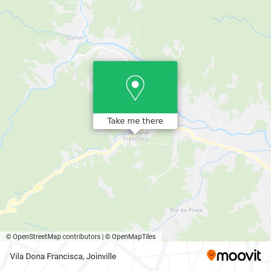 Vila Dona Francisca map