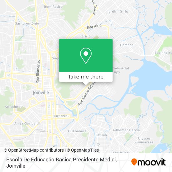 Mapa Escola De Educação Básica Presidente Médici