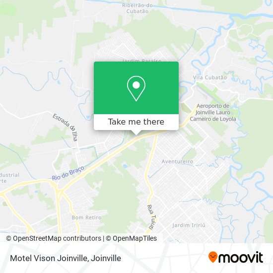 Motel Vison Joinville map