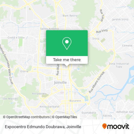 Mapa Expocentro Edmundo Doubrawa