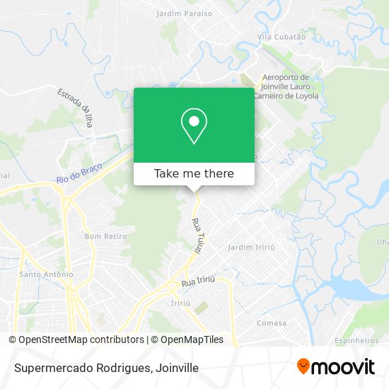 Supermercado Rodrigues map