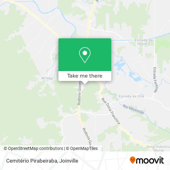 Cemitério Pirabeiraba map