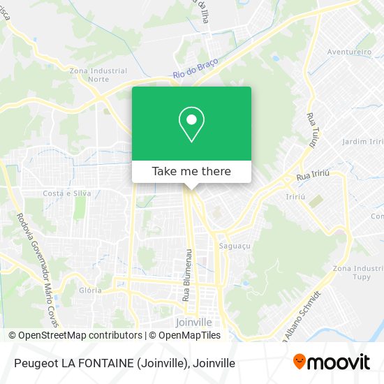 Peugeot LA FONTAINE (Joinville) map